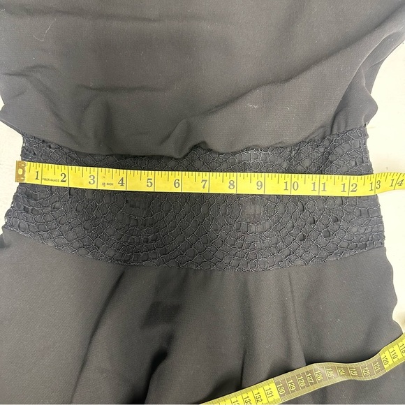 Maje Women's Black Rodene Belted Dress Black Sz 2 - Picture 8 of 12